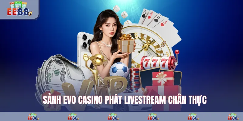 Sảnh EVO casino phát livestream chân thực